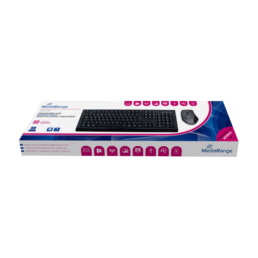 EAN 4260283117819 - MediaRange MROS104 teclado Ratón incluido Oficina RF inalámbrico QWERTZ Alemán Negro imagen 2