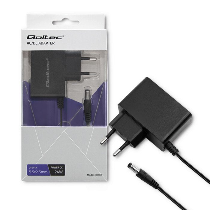 EAN 5901878507927 - Qoltec 50792 adaptador e inversor de corriente Interior 24 W imagen 4