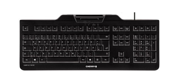 EAN 4025112084584 - CHERRY KC 1000 SC teclado USB QWERTZ Suizo Negro imagen 1