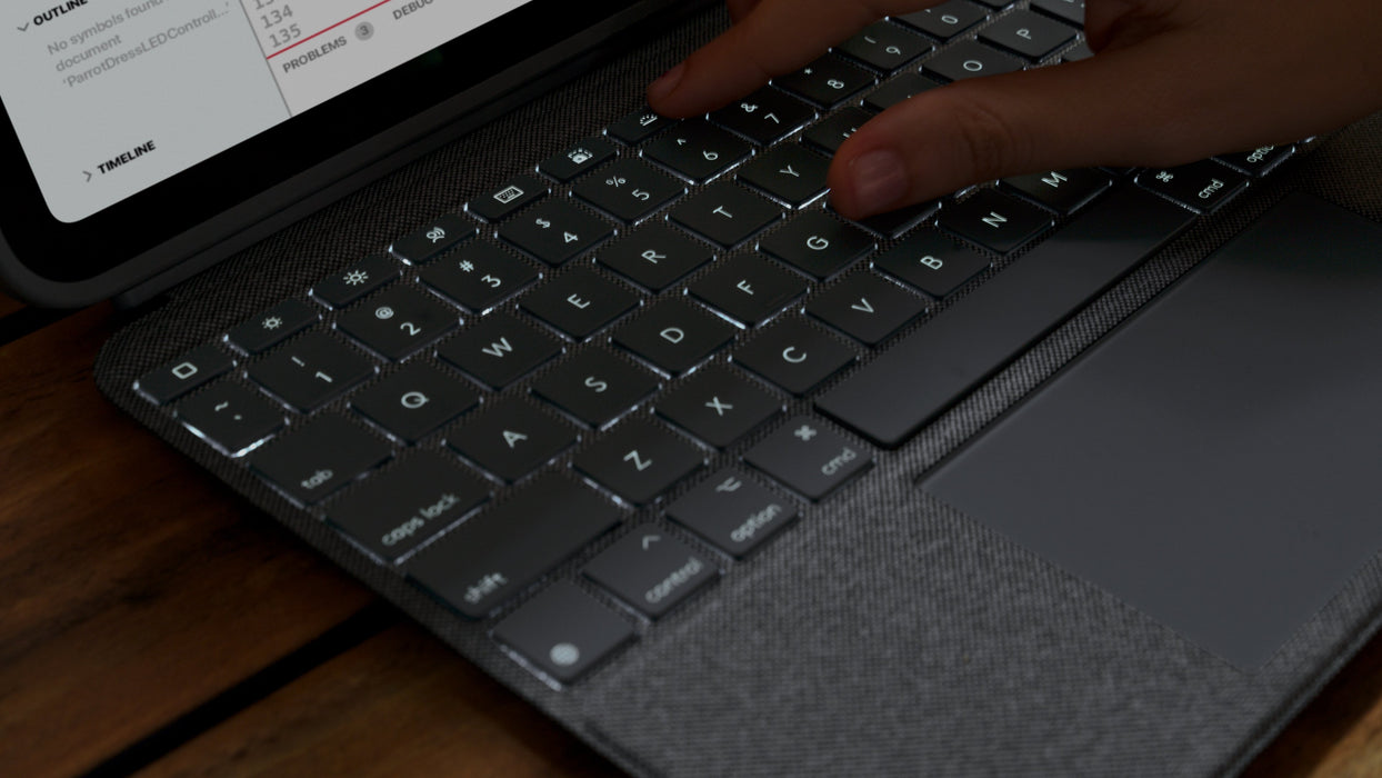 EAN 5099206107595 - Logitech 920-011382 teclado para móvil QWERTY Internacional de EE.UU. Smart Connector Gris imagen 9