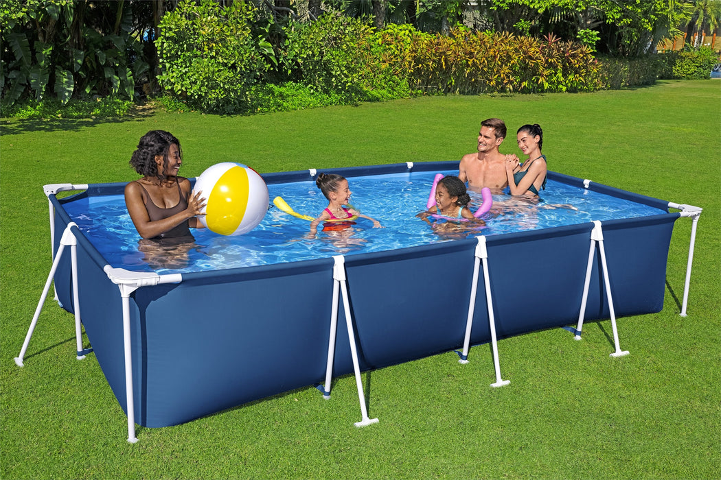 EAN 6941607328002 - Bestway Steel Pro 56405 / 23 piscina sobre suelo Piscina con anillo hinchable Rectangular 5700 L Azul imagen 8