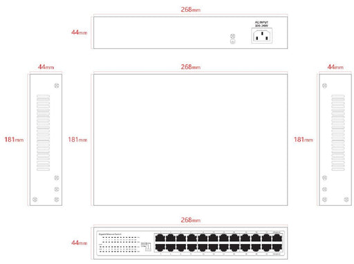 EAN 5715063808269 - Lanview LVN-1U-24PORT-1G no categorizado imagen 2