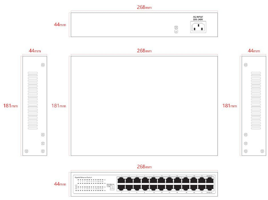 EAN 5715063808269 - Lanview LVN-1U-24PORT-1G no categorizado imagen 2