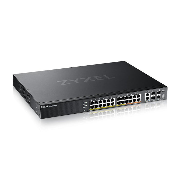 EAN 4718937625055 - Zyxel XGS2220-30HP Gestionado L3 Gigabit Ethernet (10/100/1000) Energía sobre Ethernet (PoE) Negro imagen 4