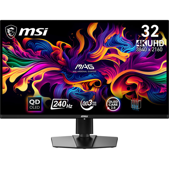 EAN 4711377150255 - MSI MAG 321UPX QD-OLED pantalla para PC 80 cm (31.5") 3840 x 2160 Pixeles 4K Ultra HD Negro imagen 1