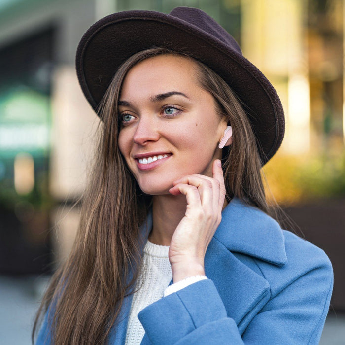 EAN 4047443458964 - Hama Freedom Light Auriculares Inalámbrico Dentro de oído Llamadas/Música Bluetooth Rosa imagen 4