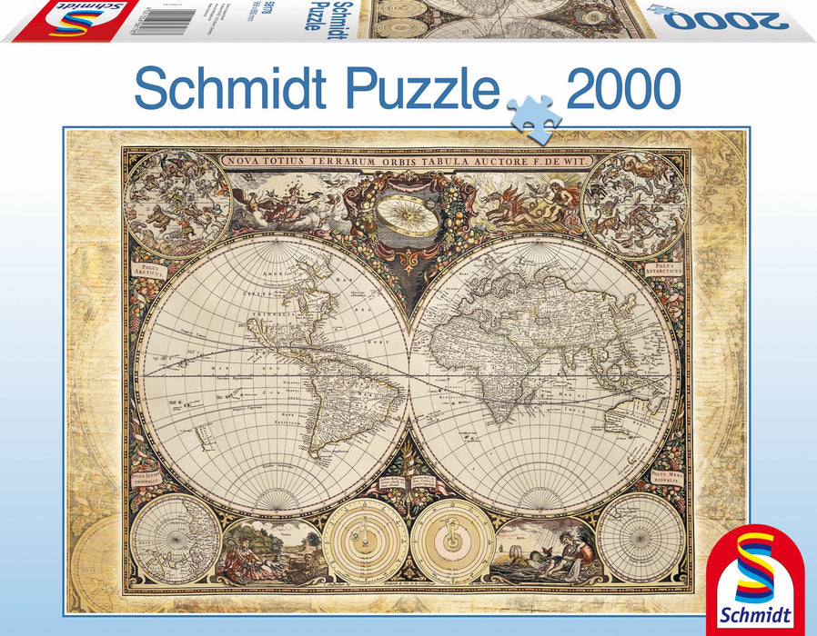 EAN 4001504581787 - Schmidt Spiele 58178 puzzle Puzzle rompecabezas 2000 pieza(s) Mapas imagen 1