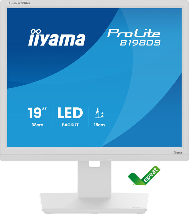 EAN 4948570125432 - iiyama ProLite B1980S-W1 pantalla para PC 48,3 cm (19") 1280 x 1024 Pixeles SVGA LED Blanco imagen 9