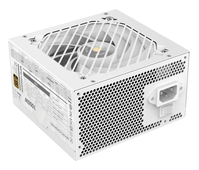 EAN 8435693110651 - Mars Gaming MPB1000SIW unidad de fuente de alimentación 1000 W 24-pin ATX ATX Blanco imagen 5
