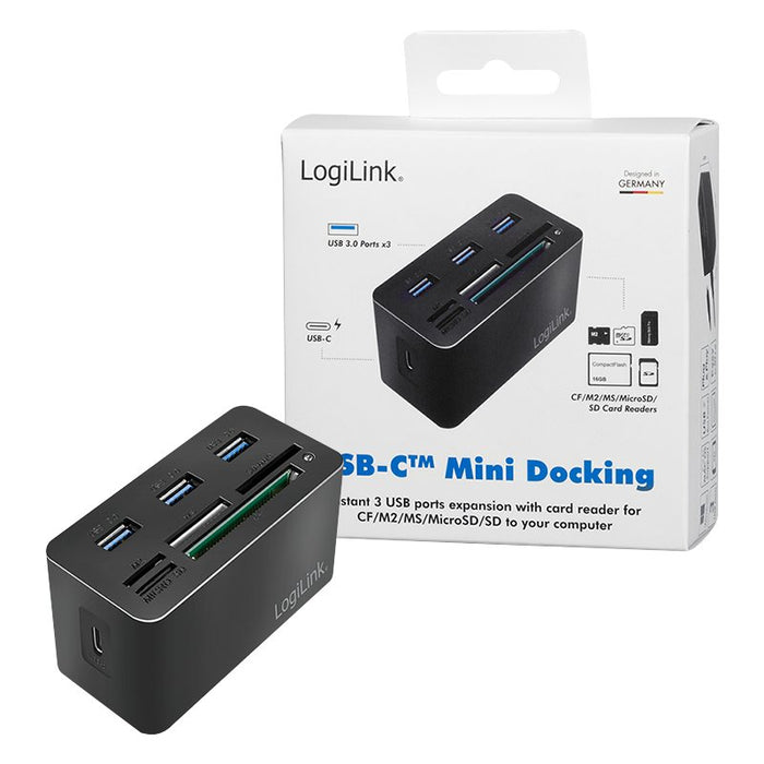 EAN 4052792061314 - LogiLink CR0046 base para portátil y replicador de puertos Alámbrico USB 3.2 Gen 1 (3.1 Gen 1) Type-C Neg imagen 8