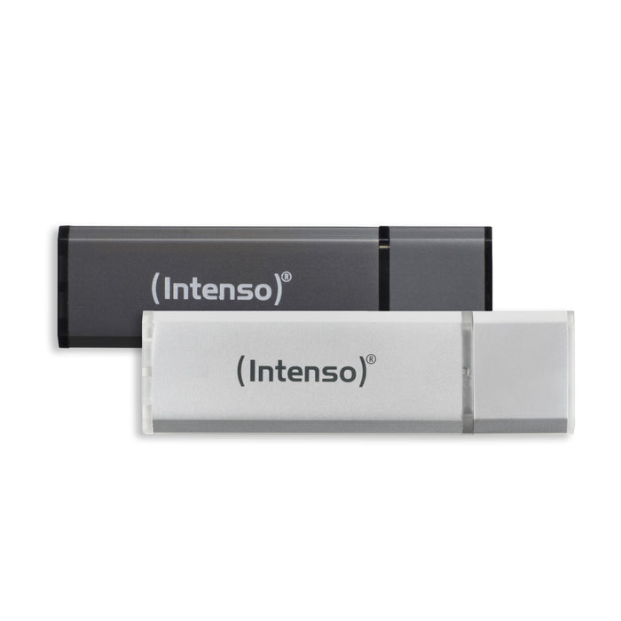 EAN 4034303026937 - Intenso AluLine USB Drive 32GB Doppelpack 2x32GB - 32 GB unidad flash USB USB tipo A 2.0 Antracita, Plata imagen 1