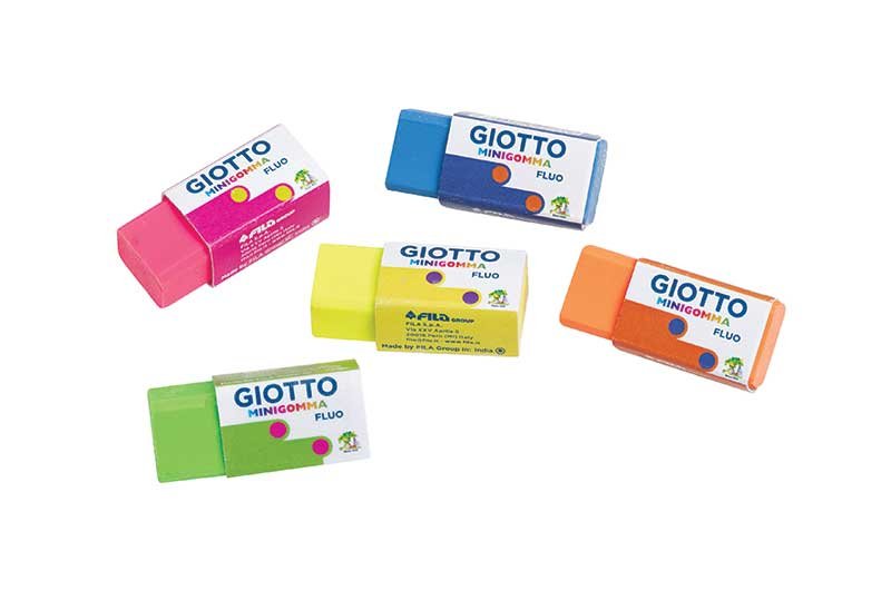EAN 8000825027345 - Giotto Fluo goma Elastómero termoplástico (TPE) Azul, Fucsia, Verde, Naranja, Amarillo 120 pieza(s) imagen 2