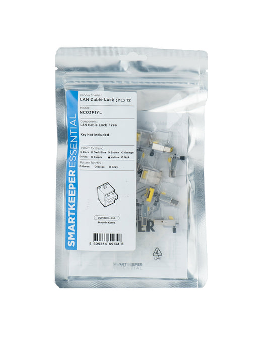 EAN 8809534691348 - Smartkeeper NC03P1YL bloqueador de puerto RJ-45 Amarillo 1 pieza(s) imagen 1