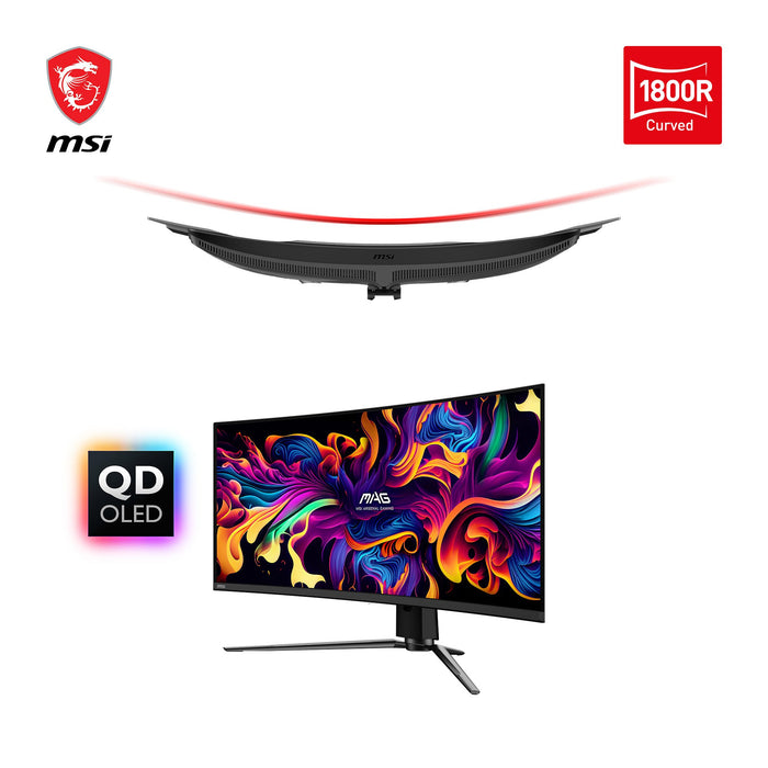 EAN 4711377143875 - MSI MAG 341CQPDE QD-OLED pantalla para PC 86,4 cm (34") 3440 x 1440 Pixeles UltraWide Quad HD Negro imagen 2