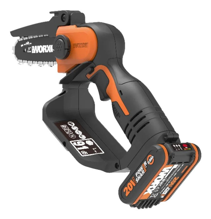 EAN 6943475867973 - WORX WG324E motosierra Negro, Naranja imagen 8