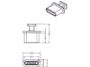 EAN 4043619640133 - DeLOCK 64013 tapa de seguridad para enchufe USB Tipo C Negro 10 pieza(s) imagen 2