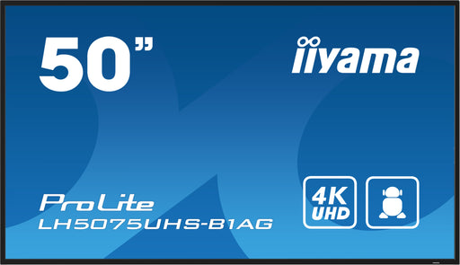 EAN 4948570123452 - iiyama LH5075UHS-B1AG pantalla de señalización Pantalla plana para señalización digital 125,7 cm (49.5")  imagen 1
