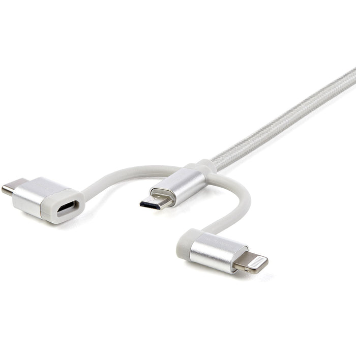 EAN 0065030868365 - StarTech.com LTCUB1MGR cable USB USB 2.0 Micro-USB B Plata imagen 3
