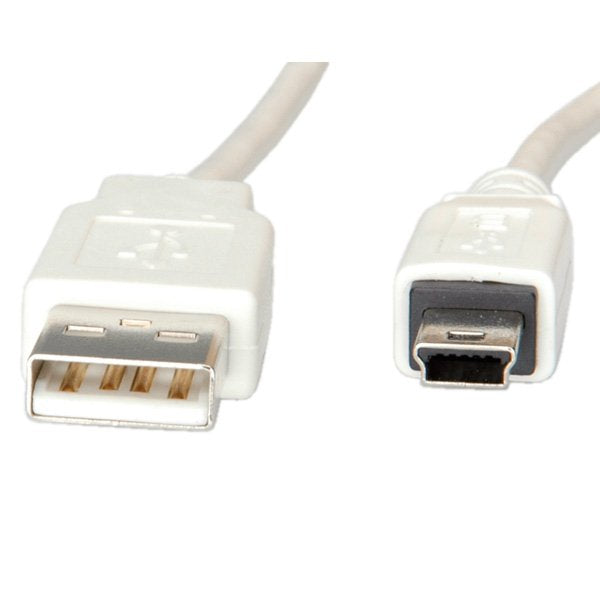 EAN 7611990196739 - VALUE 11.99.8708 cable USB USB 2.0 0,8 m USB A Mini-USB B Blanco imagen 1