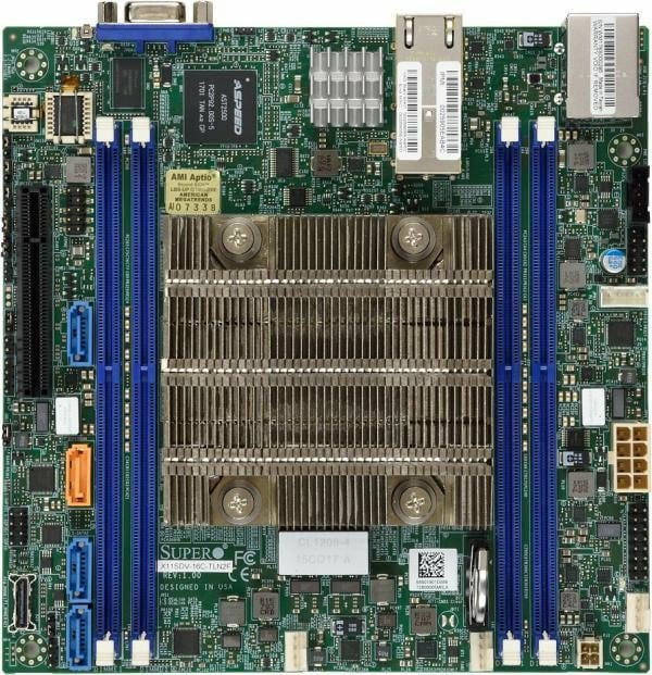 EAN 0672042324545 - Supermicro MBD-X11SDV-4C-TLN2F-B placa base Intel® SoC BGA 2518 mini ITX imagen 1