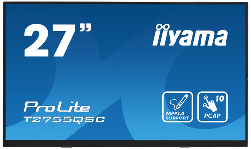 EAN 4948570122981 - iiyama ProLite T2755QSC-B1 pantalla para PC 68,6 cm (27") 2560 x 1440 Pixeles Full HD LCD Pantalla táctil imagen 2