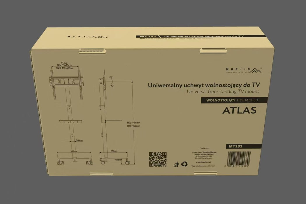 EAN 5901811410680 - Montis Mobilny uchwyt do TV - MT191 ATLAS 152,4 cm (60") imagen 6