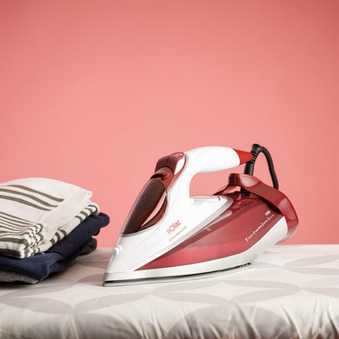EAN 8433766187104 - Solac Optima Relieve 3100 Plancha a vapor Suela de cerámica 3100 W Rojo, Blanco imagen 6