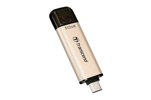 EAN 0760557850342 - Transcend JetFlash 930C unidad flash USB 512 GB USB Type-A / USB Type-C 3.2 Gen 1 (3.1 Gen 1) Oro imagen 3