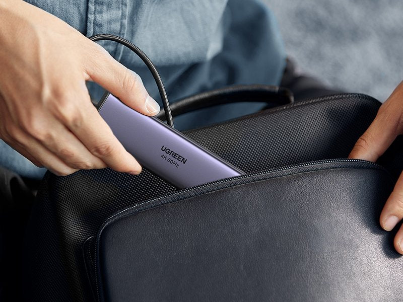 EAN 6957303865154 - Ugreen 60515 base para portátil y replicador de puertos Alámbrico USB 3.2 Gen 1 (3.1 Gen 1) Type-C Gris imagen 8