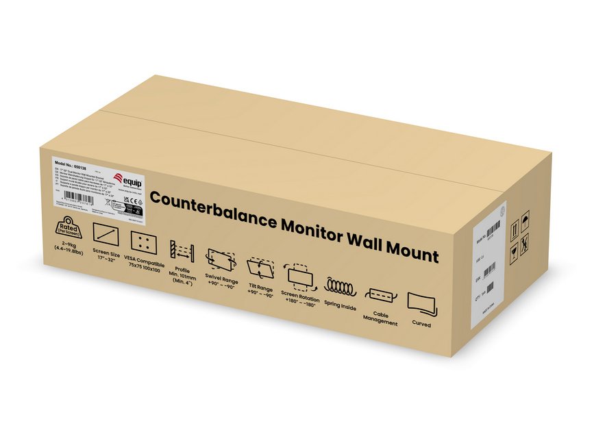 EAN 4015867237618 - Equip 650138 soporte para monitor 81,3 cm (32") Negro imagen 8