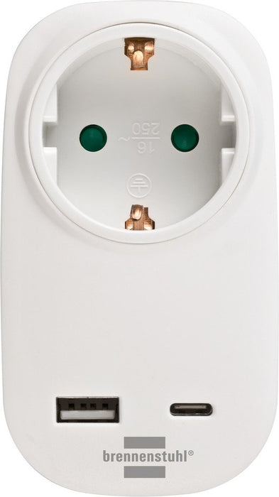 EAN 4007123672288 - Brennenstuhl 1508210 adaptador de enchufe eléctrico Blanco imagen 2