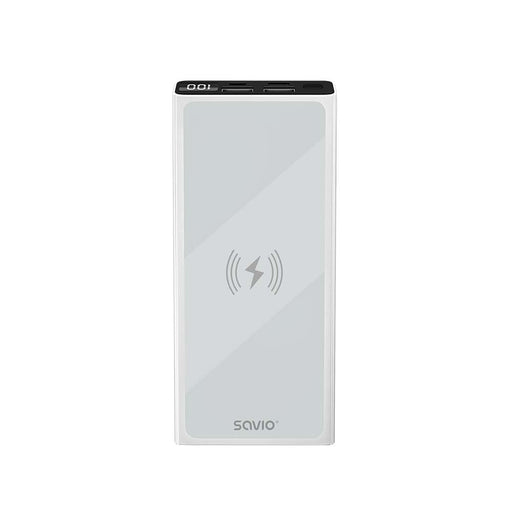 EAN 5901986047629 - Savio power bank BA-06 10000 mAh adowanie indukcyjne Polímero de litio Blanco imagen 1