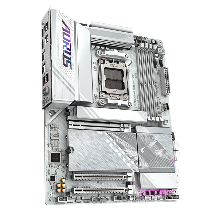 EAN 4719331871529 - GIGABYTE X870E AORUS ELITE WIFI7 ICE AMD X870E Zócalo AM5 ATX imagen 3