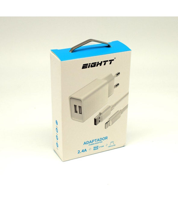 EAN 8425402168455 - Eightt ECW-IP cargador de dispositivo móvil Universal Blanco Corriente alterna Interior imagen 4