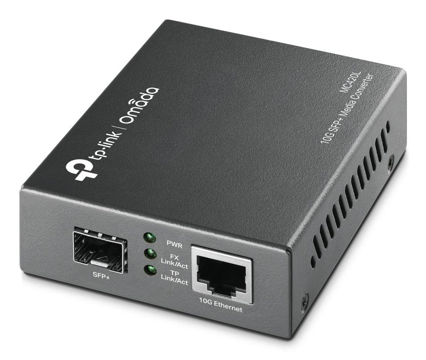 EAN 8885020625554 - TP-Link Omada MC420L convertidor de medio 10000 Mbit/s Multimodo, Monomodo Negro imagen 1