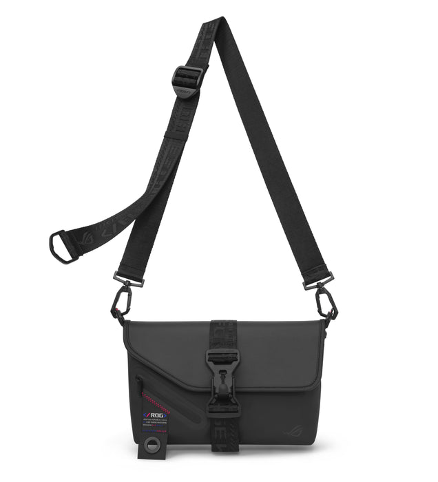 EAN 4711387219294 - ASUS ROG SLASH Sling Bag 2.0 Poliéster, Poliuretano (PU), Termoplástico de poliuretano (TPU) Negro, Azul, imagen 5