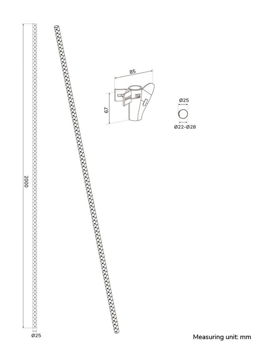 EAN 8721246340201 - Neomounts ADS06-142BL organizador de cables Escritorio Pasacables Negro 1 pieza(s) imagen 9
