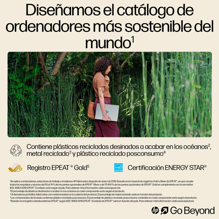 EAN 198701252214 - HP OmniBook X 14-fe0008ns Copilot+ PC Qualcomm Snapdragon X1E-78-100 Portátil 35,6 cm (14") Pantalla tácti imagen 11