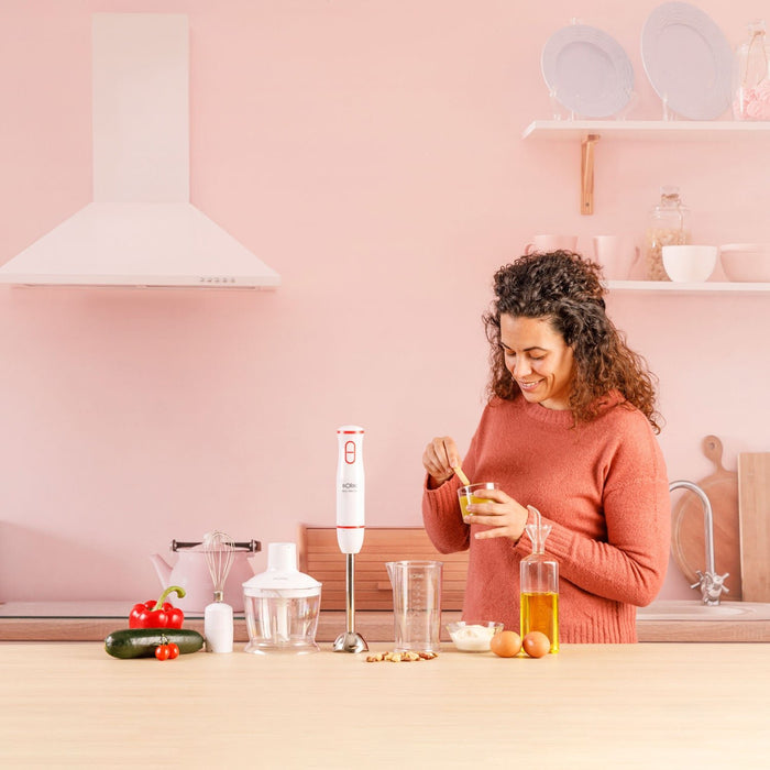 EAN 8433766160602 - Solac BA5614 Batidora de inmersión 1000 W Rojo, Transparente, Blanco imagen 11