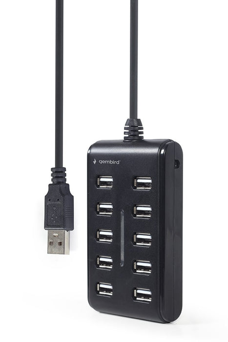 EAN 8716309124638 - Gembird UHB-U2P10P-01 hub de interfaz USB 2.0 Type-A Negro imagen 1