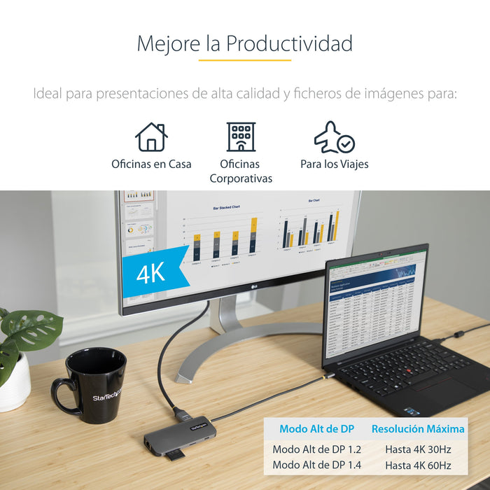 EAN 0065030895552 - StarTech.com 115B-USBC-MULTIPORT base para portátil y replicador de puertos Alámbrico USB 3.2 Gen 1 (3.1  imagen 14