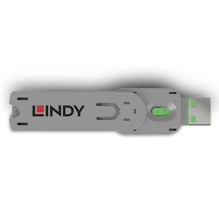 EAN 4002888406215 - Lindy 40621 bloqueador de puerto Llave de bloqueador de puerto USB tipo A Verde Acrilonitrilo butadieno e imagen 2