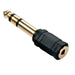 EAN 4002888356206 - Lindy 35620 cambiador de género para cable 6.3mm 3.5mm Negro imagen 1