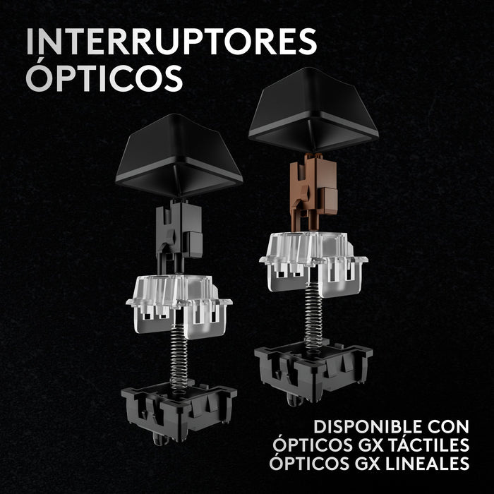 EAN 5099206112858 - Logitech G 920-011911 teclado Juego USB + RF Wireless + Bluetooth QWERTY Internacional de EE.UU. Negro imagen 13