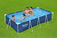 EAN 6941607328002 - Bestway Steel Pro 56405 / 23 piscina sobre suelo Piscina con anillo hinchable Rectangular 5700 L Azul imagen 4