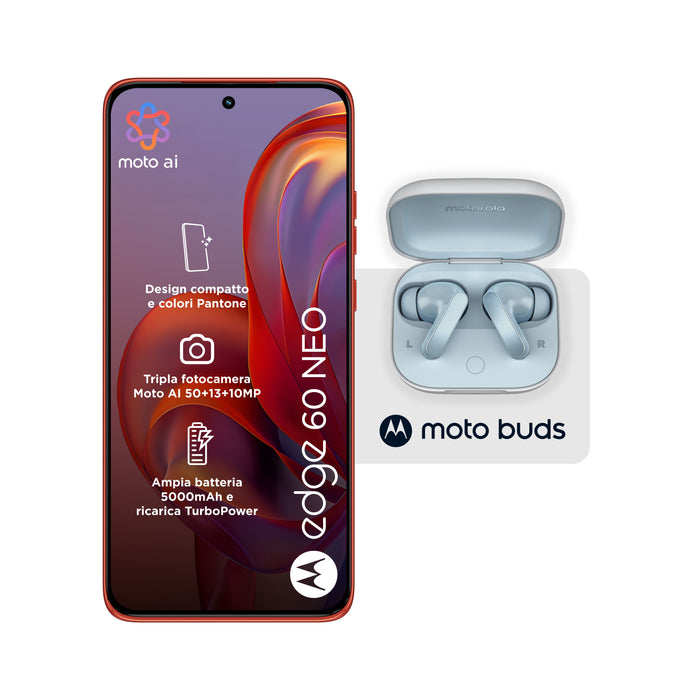 EAN 8033779084164 - Motorola edge 60 neo + Moto Buds PG38C05749 16,1 cm (6.36") SIM doble Android 15 5G USB Tipo C 8 GB 256 G imagen 7