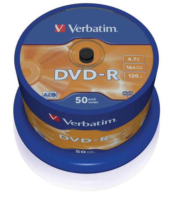 EAN 0023942435488 - Verbatim DVD-R Matt Silver 4,7 GB 50 pieza(s) imagen 1