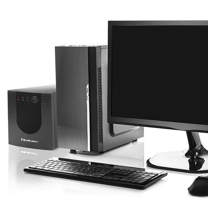 EAN 5901878537764 - Qoltec 53776 sistema de alimentación ininterrumpida (UPS) Línea interactiva 1,5 kVA 900 W 4 salidas AC imagen 4