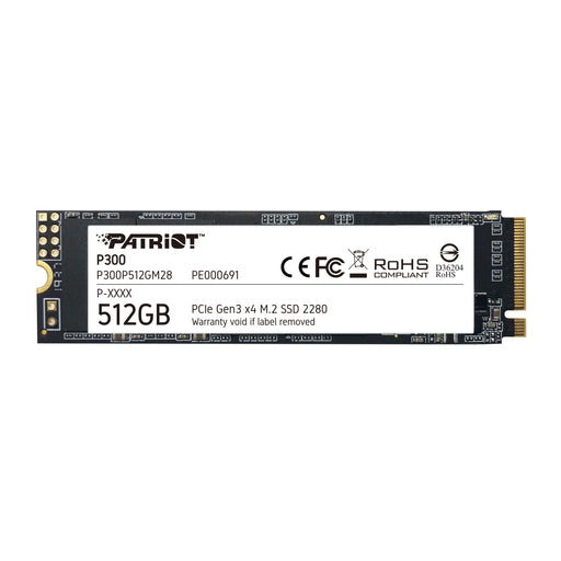 EAN 0814914026526 - Patriot Memory P300P512GM28 unidad de estado sólido 512 GB M.2 PCI Express NVMe imagen 1