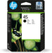 EAN 0088698603659 - HP 45 Large Black Original Ink Cartridge cartucho de tinta 1 pieza(s) Alto rendimiento (XL) imagen 1